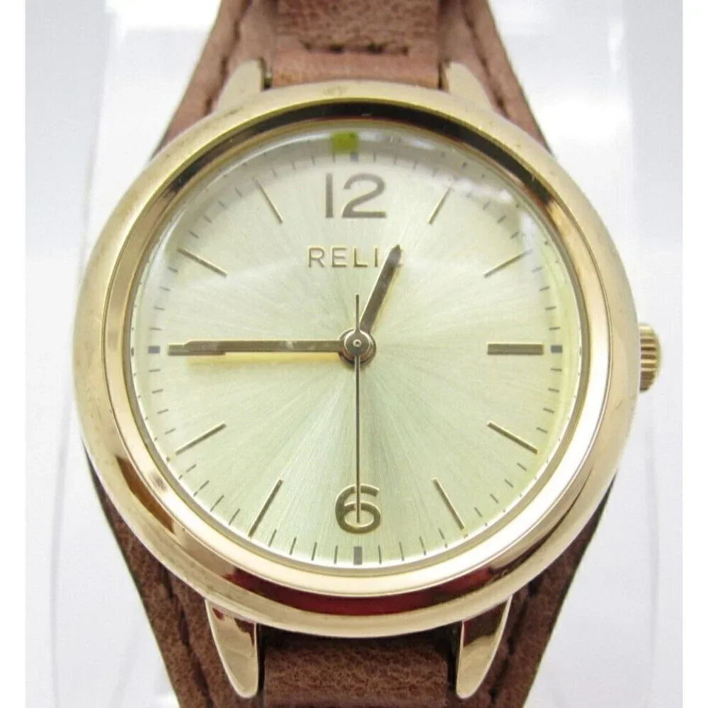 Women Relic Quartz WR Analog 32mm Dial Causal Round‎ Watch (G192) ZR12187